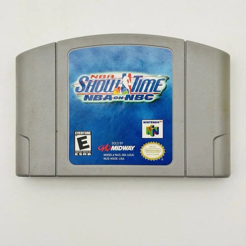 NBA Showtime: NBA On NBC N64 1999 Nintendo 64 Tested Working Cartridge Only Auth